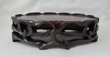 Chinese China Wooden Oval Base No. MS2601B