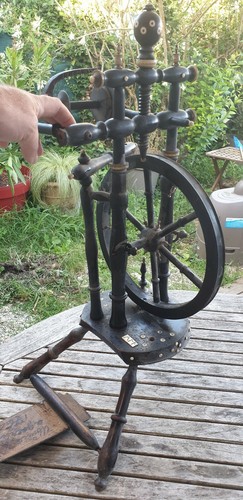 Rouet ancien 1864 spinning - rouet,