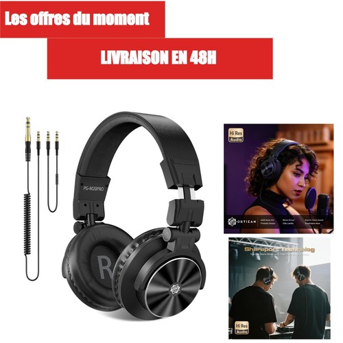 Ortizan casque audio filaire - casque,