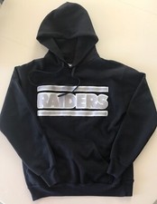 Vtg LA Raiders Black Hoodie Size L Never Worn