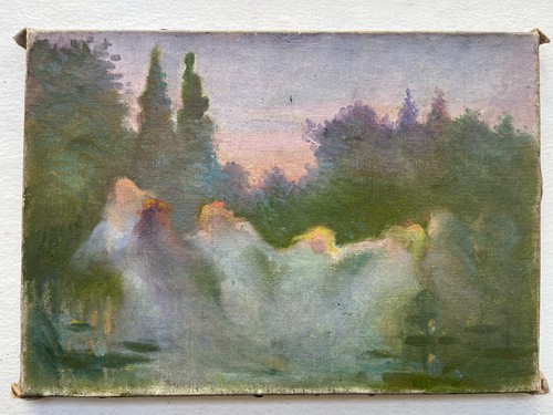 Tableau symboliste 1900