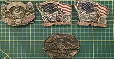 Lot 4 boucles ceintures Harley