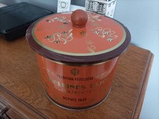 boîte biscuit en métal ronde