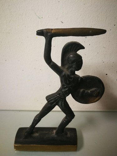 Statuette guerrier grec - guerrier, soldat