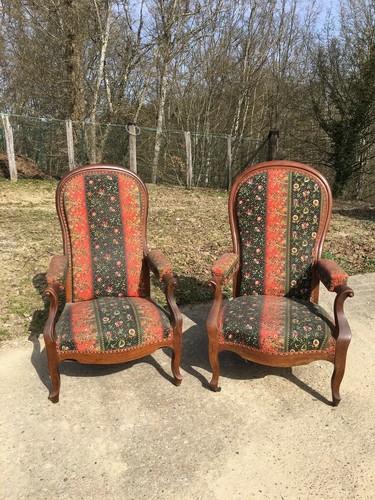 Vieux fauteuils voltaires à - fauteuils,