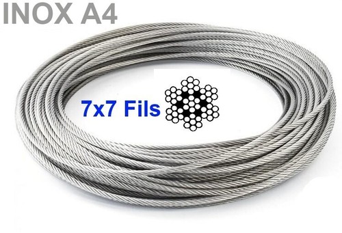 Cable inox diamètre 8mm - cable,