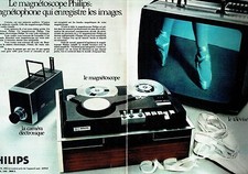 ADVERTISING ADVERTISING 017 1971 Philips (2pa) VCR Tape Recorder Camera