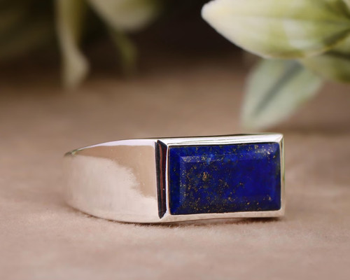 Bague homme baguette - , naturelle