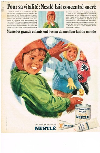 Publicite 1968 nestle - 1968,