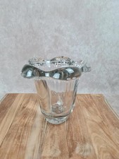 Vase en cristal épais, style