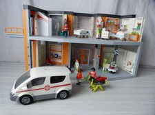 #Playmobil# 70190 City Life : Hôpital aménagé, ambulance... (à compléter)