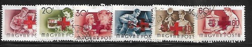 Hongrie 1957 yvert 1212 - hongrie, 1212/17