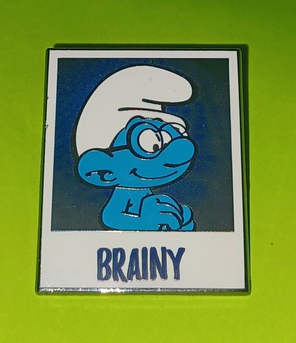Pin schtroumpf brainy - pin's, "