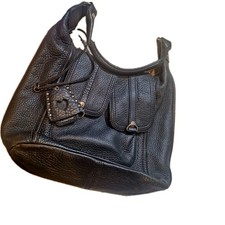 Paquetage Paris Vtg Cowhide Pebbled Hobo Shoulder Bag