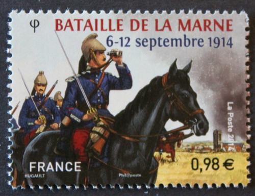 Timbre france bataille - -,