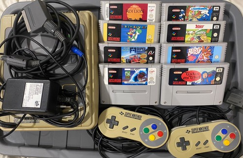 Nintendo snes console - snes, grise