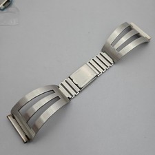 Vintage Acier Inox watchband/bracelet Stainless steel 24mm 1970s