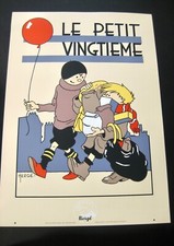 HERGE Sérigraphie Quick et Flupke Ed. Archives internationales 1993 TBE