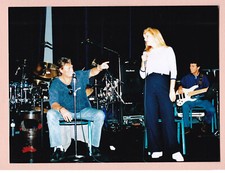 JOHNNY HALLYDAY and SYLVIE VARTAN Color Photo Size Approx 15 X 20CM