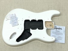 Genuine! Fender Squier HARDTAIL STRAT BODY White Stratocaster Electric Guitar