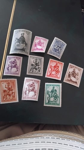 Timbres anciens belgique - timbres,