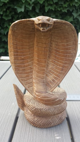 Sculpture bois vintage un - sculpture, d'un
