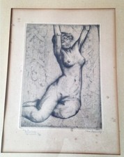 Estampe lithographie signé