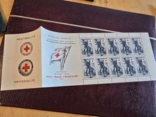 Timbre France Carnet Croix rouge 1955**  ref KLM 2205
