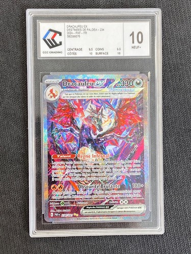 Carte pokémon dracaufeu - pokémon, ex