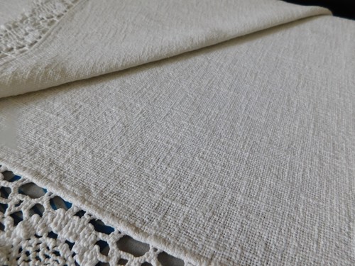 Nappe ancienne chanvre - nappe, en