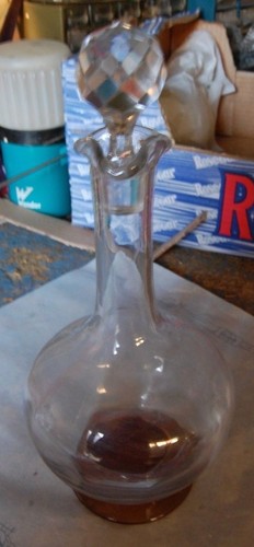 Carafe alcool sur pied - sur,