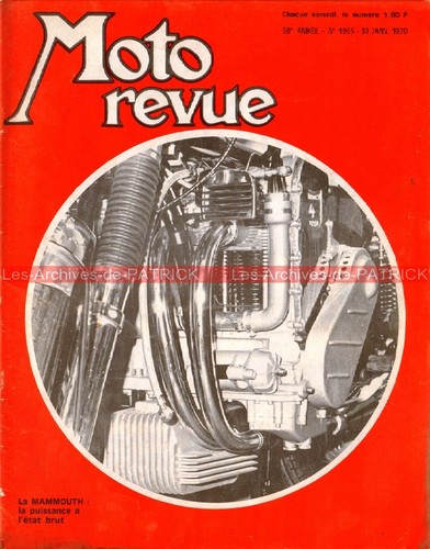 Moto revue 1965 munch - moto,