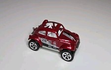 Hot Wheels VW BAJA Bug 1983 Red/Black/White Volkswagen Racer Diecast Car 2008