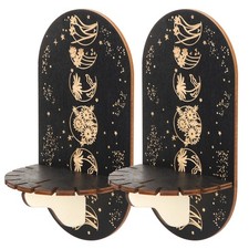  2 Pcs Étagère Vitrine Etagere Support D'affichage En Cristal Exquis