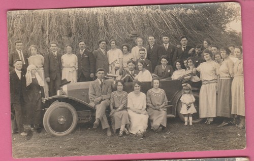 Photo vieille voiture - cp,