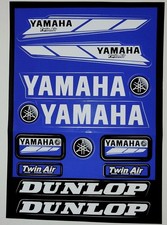 Planche Autocollants - stickers YAMAHA