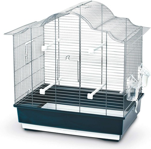 Cage oiseaux bleue perchoir - cage,
