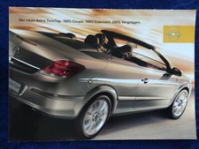 2005 Vauxhall Astra TwinTop Coupe Cabriolet Brochure
