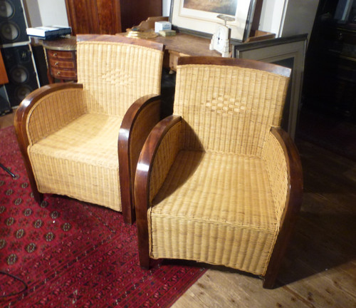 Deux fauteuils club en - deux,