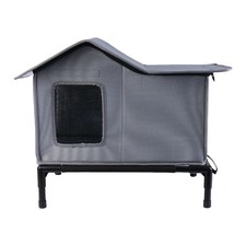 Niche extérieure isolée pour chat et chien, lit-grotte, abri pour animaux de