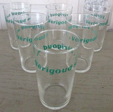 Ensemble de 6 verres neufs orangeade Vérigoud Soda Hauteur 11,5 cm
