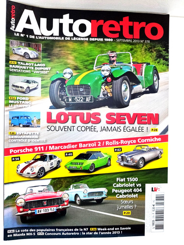 Magazine auto retro 378 - magazine, n°378
