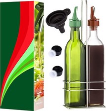 Bouteilles en Verre pour Huiles d’Olive et Vinaigres avec Bec Verseur CLICKSE...