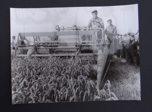 Vintage photo braud combine - vintage,