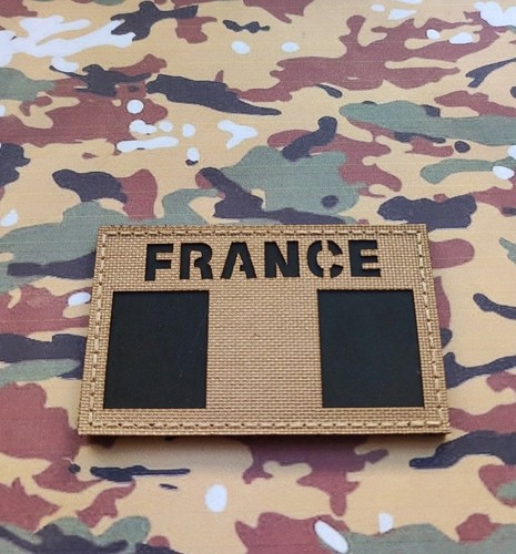 Patch france drapeau coyote - patch,