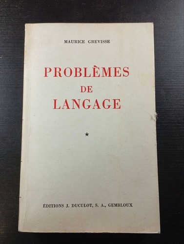 Problèmes langage tome - de,