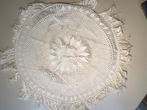 Ancien grand napperon dentelle