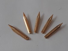 lot 5 plume d'ecriture nibs penna c.brandauer & cie 183 revien pen birmingham