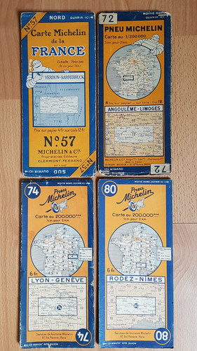 Lot cartes routières - 4,