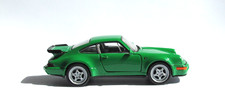 VOITURE MINIATURE WELLY PORSCHE 911 TURBO - Métal Vert - N° 43611 - 1/34 - 1/39